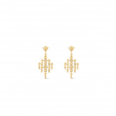 LOUIS VUITTON CHANDELIER EARRINGS M02179